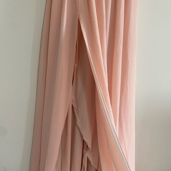 Lulus | Moonlight Serenade Peach Strapless Maxi DressNWT Size XL - Picture 10 of 13